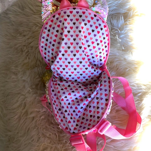 NEW! With tags~TY Fashion Collection girls sequin Unicorn backpack purse CUTE! - Picture 6 of 6